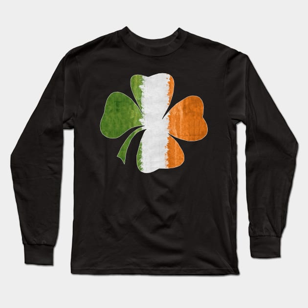 Irish Clover Long Sleeve T-Shirt by valentinahramov
